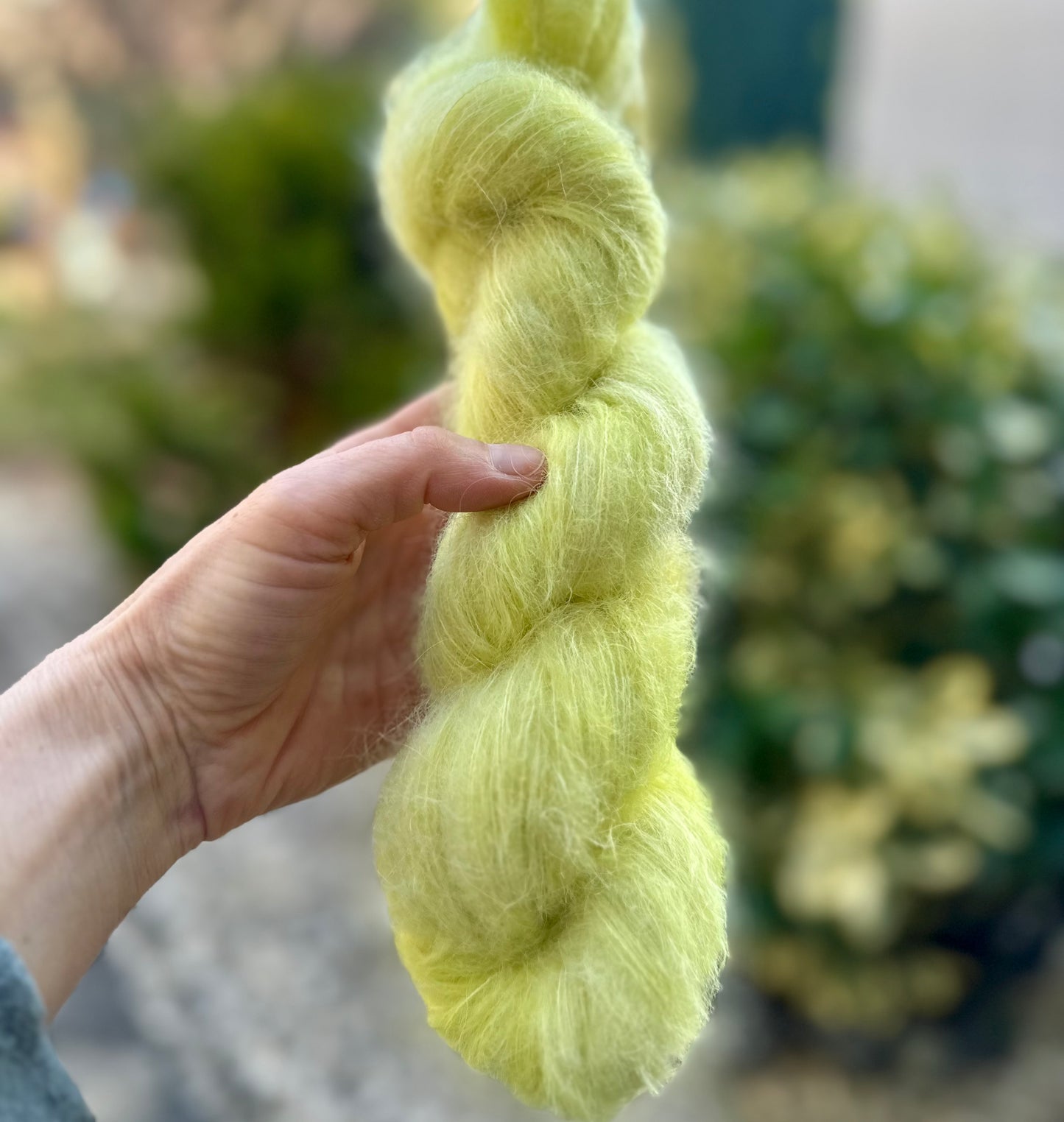 Alpaka Deluxe 840 „Limettengrün“