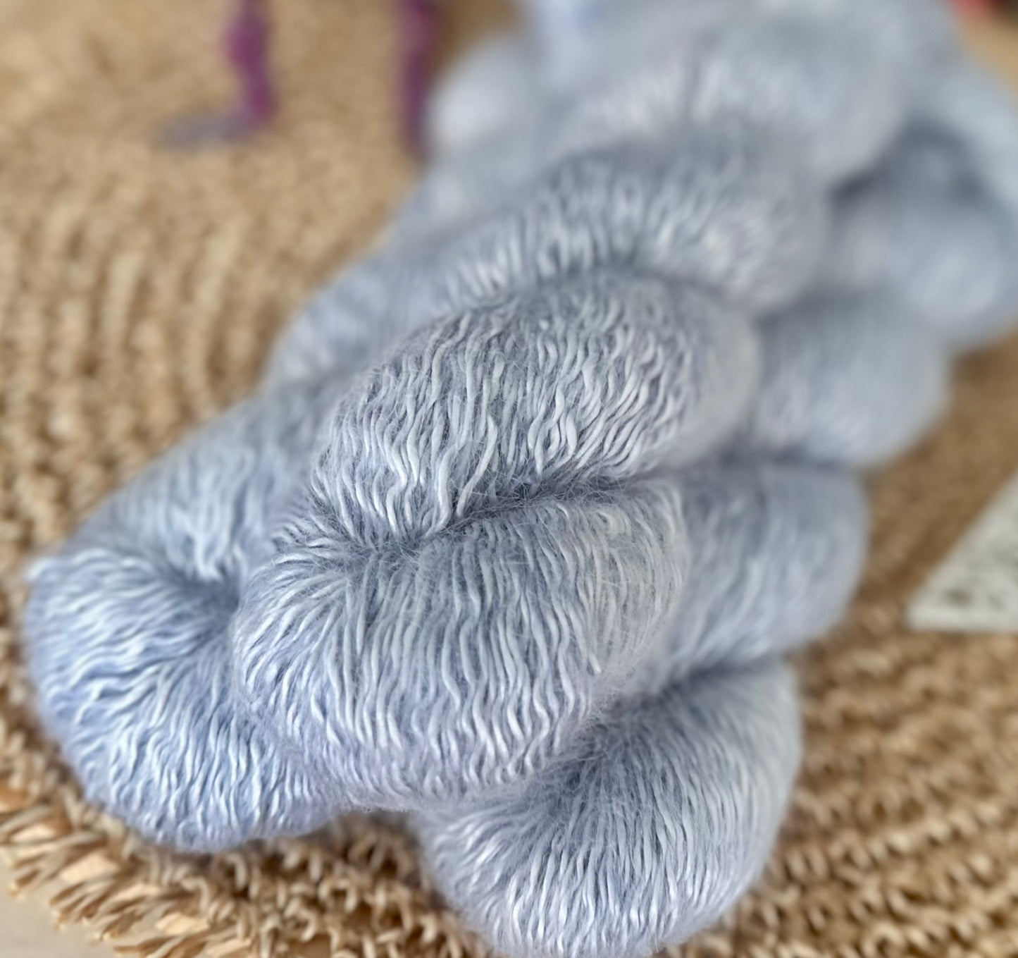 Alpaka Fluffy „Himmelblau“