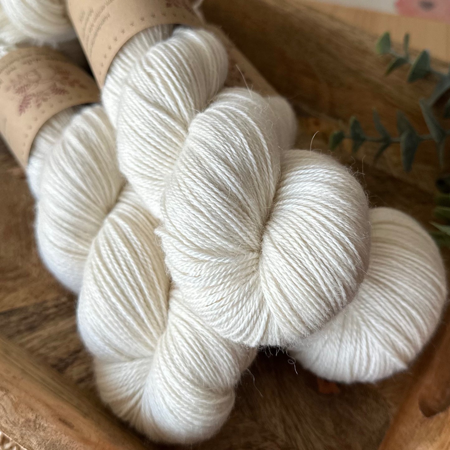 Alpaka Seide Kaschmir „Porcelain”