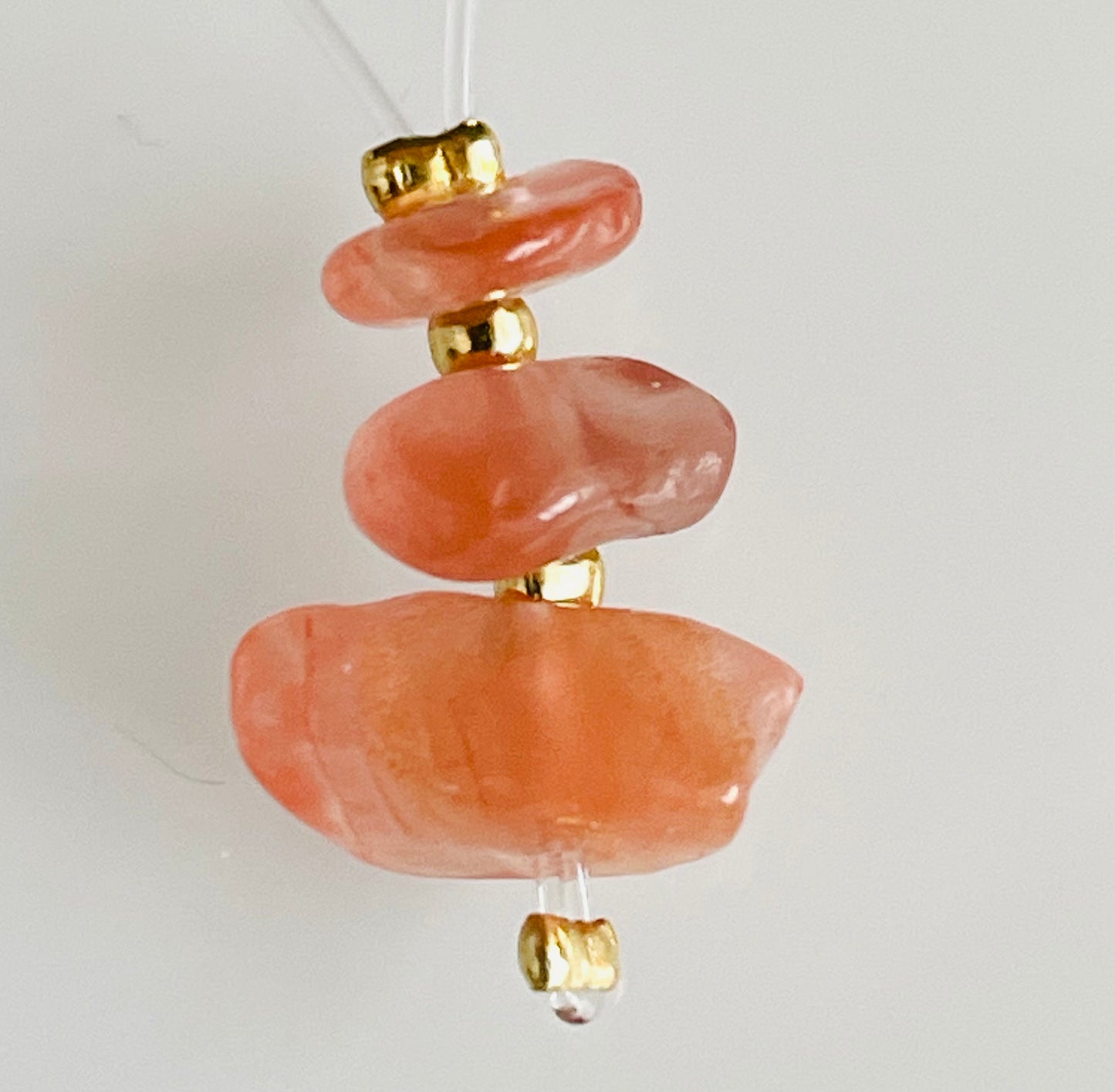 Maschenmarkierer Aventurin rot