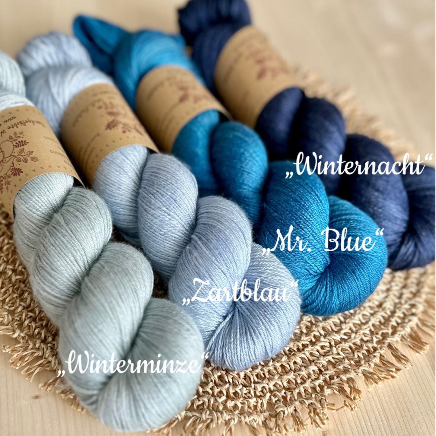 Seide Merino „Zartblau”