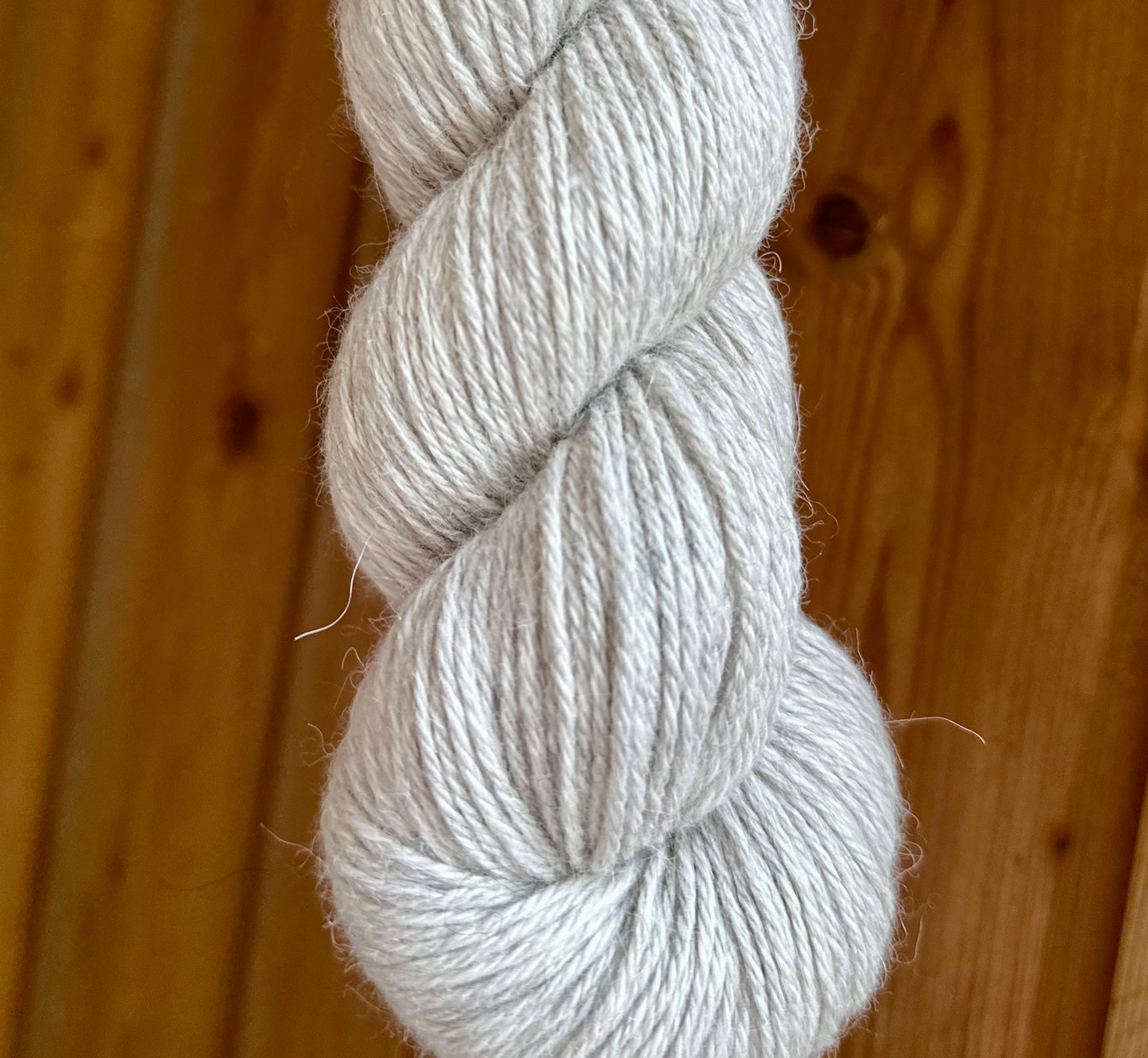 Alpaka Seide Kaschmir DK „Natural light grey“