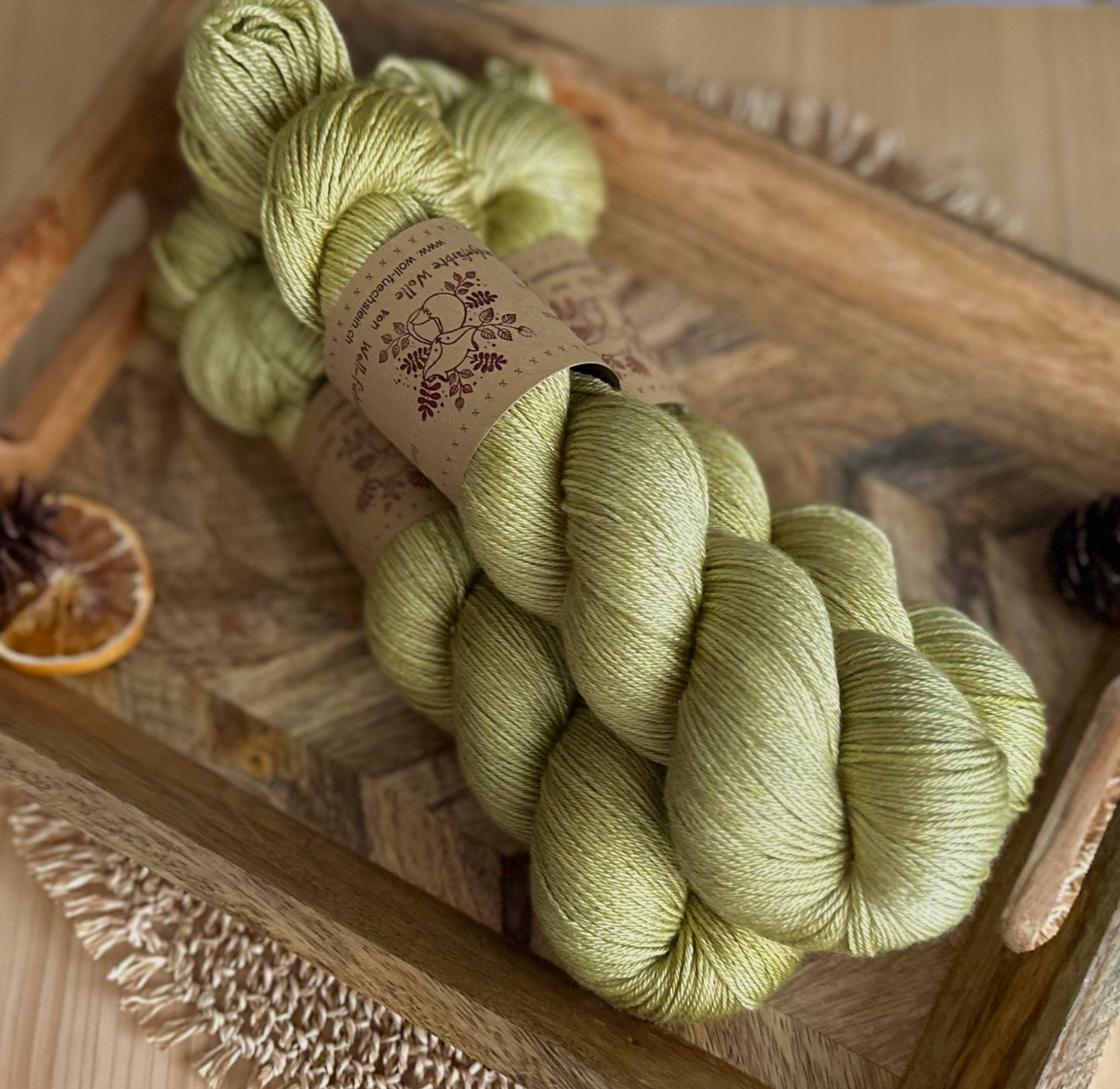 Seide Merino „Moos”