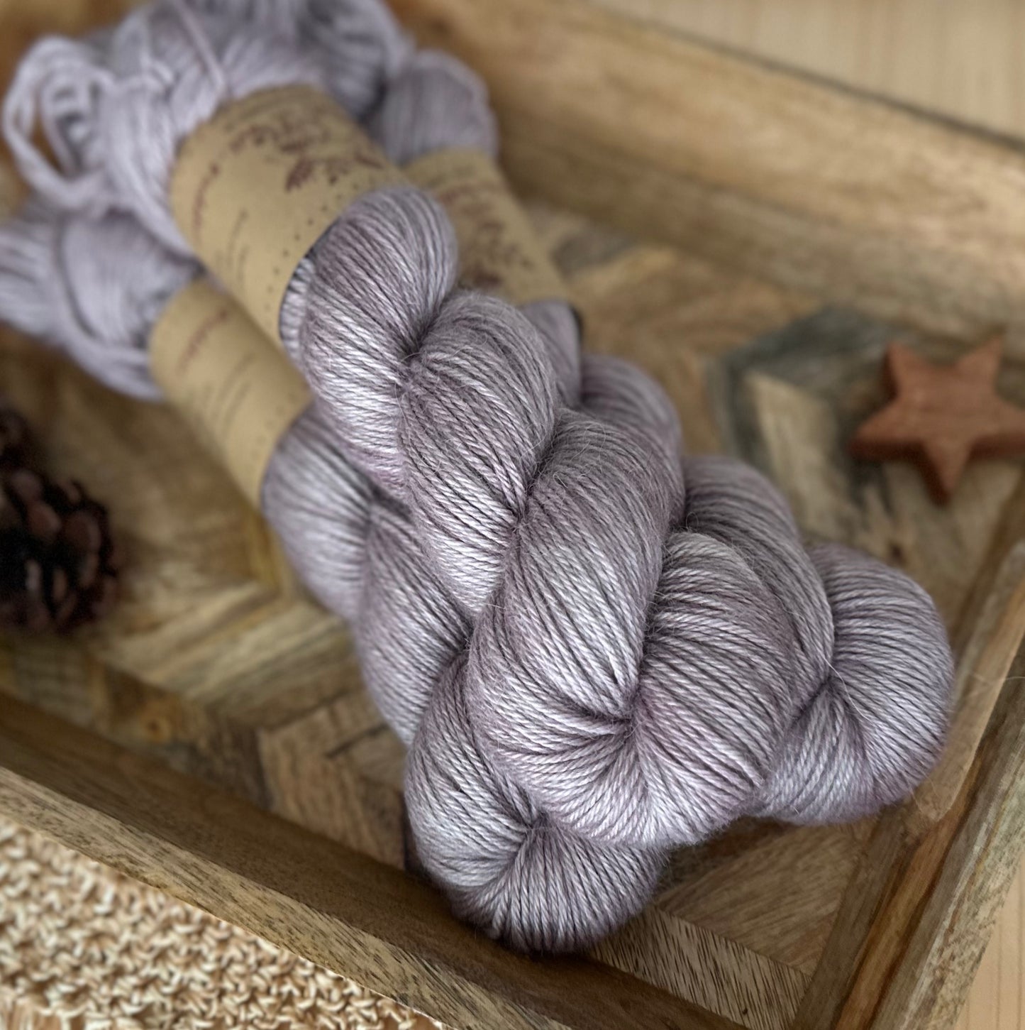 Alpaka Seide Kaschmir DK „Smoke Amethyst“