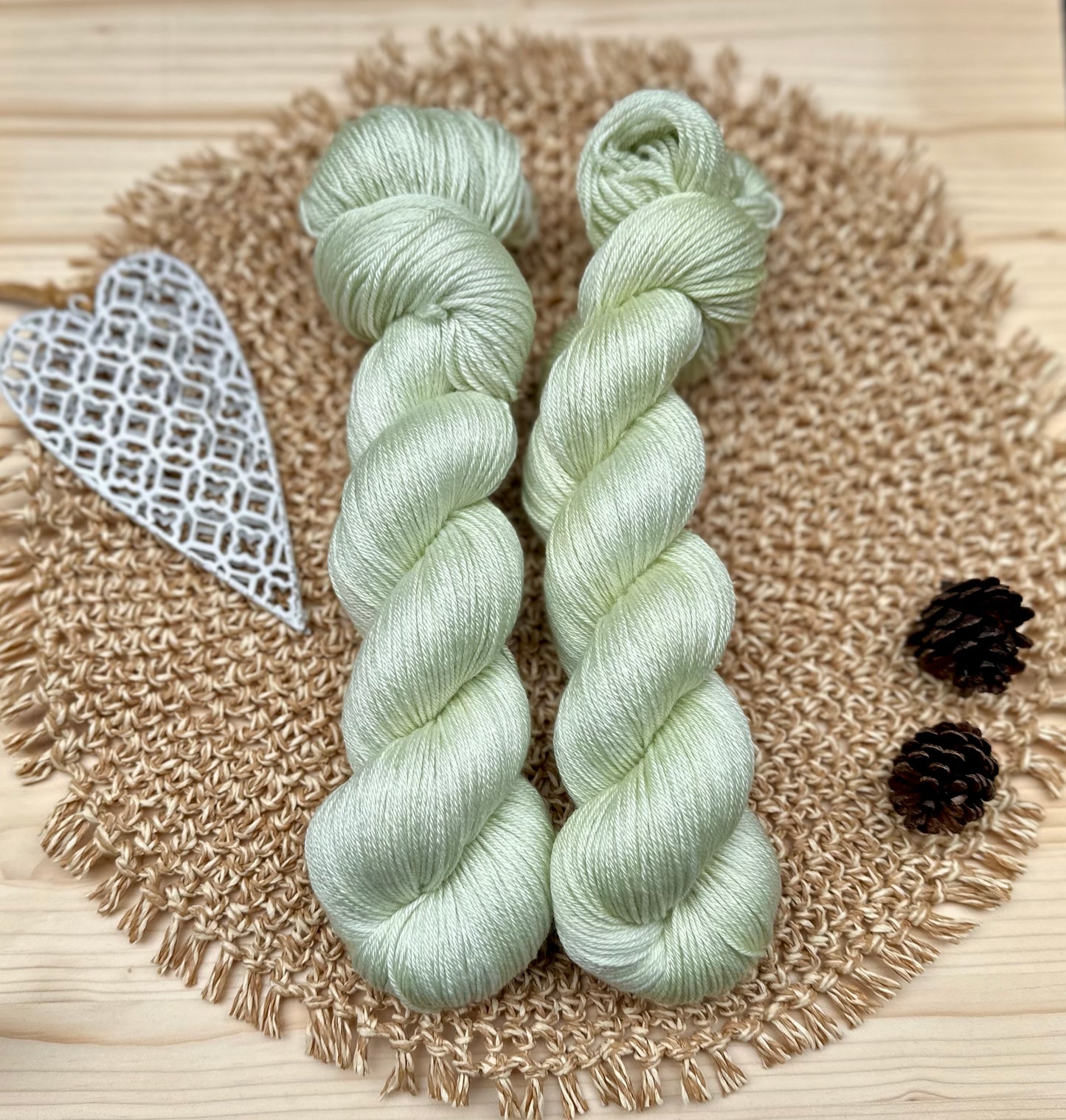 Seide Merino „Frühlingsgrün“