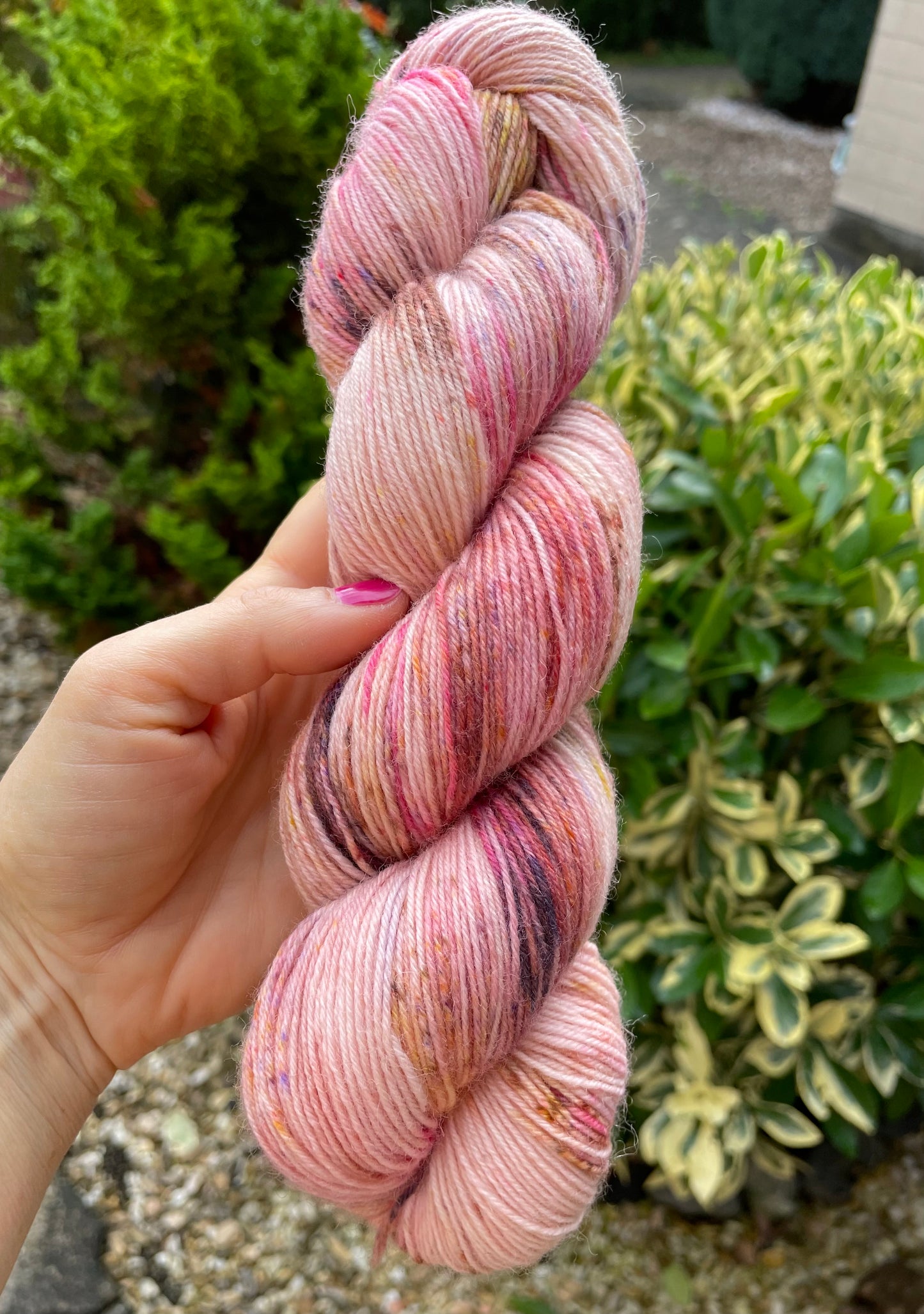 Sock „Dried rose“