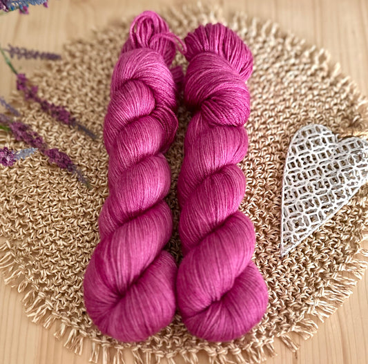 Seide Merino „Raspberry“