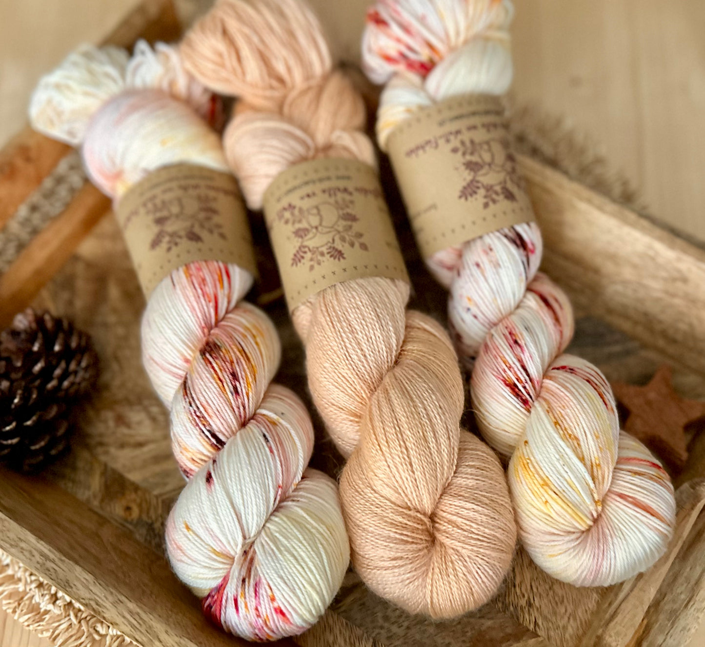 Set Sock Super Soft und Soft Lace 300g „Morgenrot“