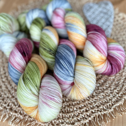 Sock Hightwist 360 „Farbtropfen“