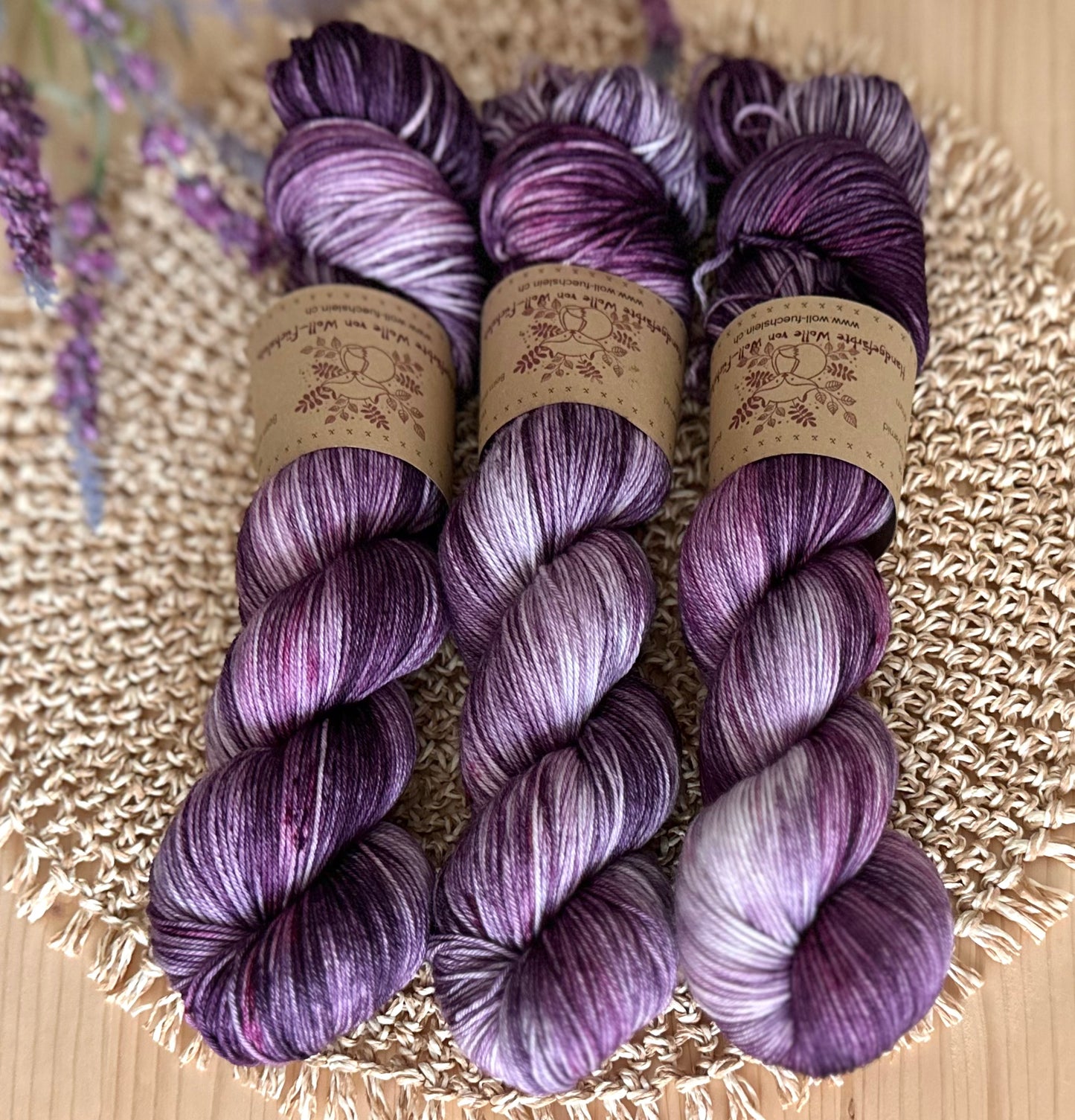 Sock Super Soft „Dunkler Amethyst“