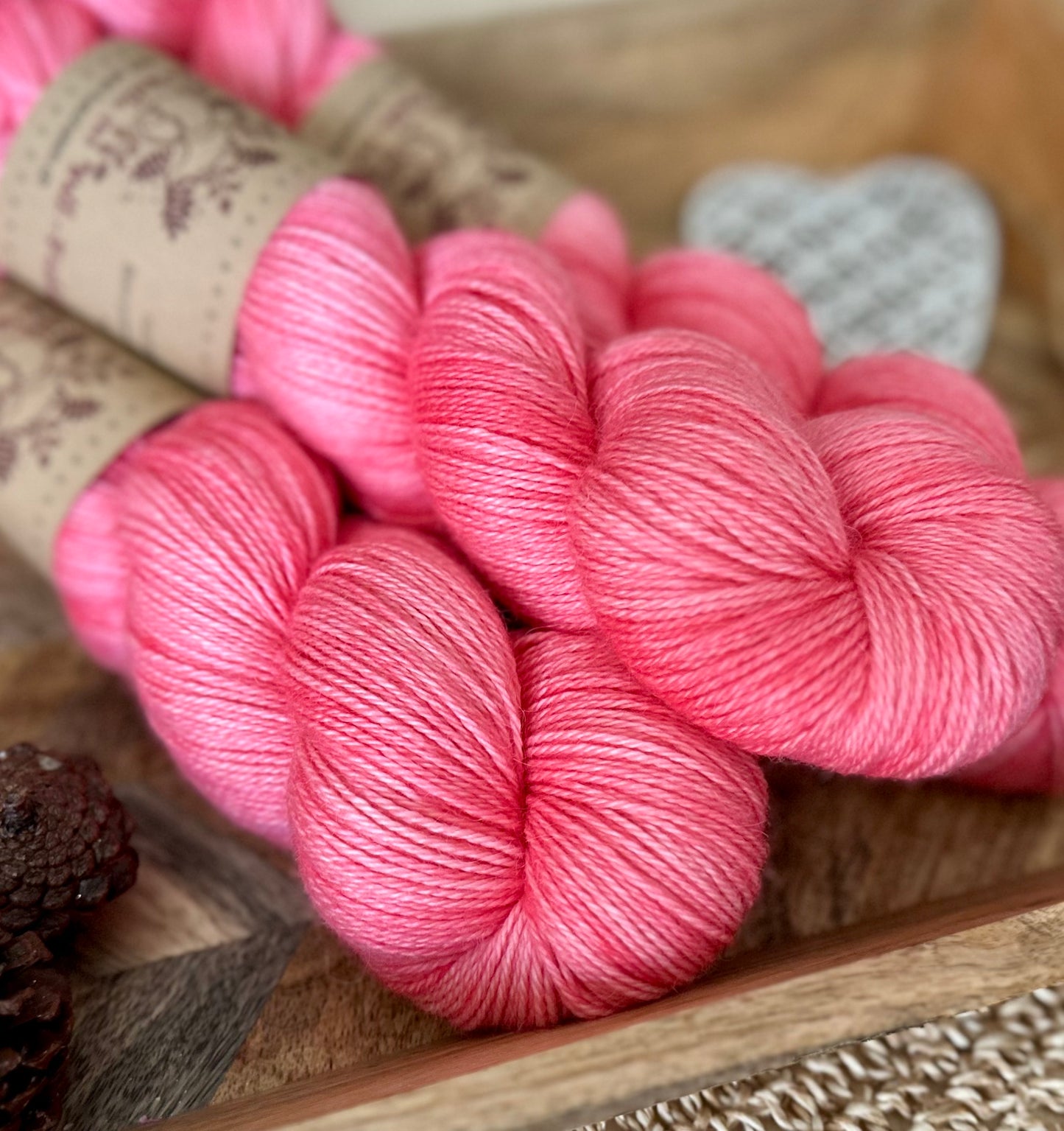 Alpaka Seide Kaschmir „Melonensorbet“