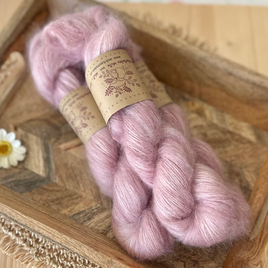 Super Kid Silk Pailletten „Antique rosa“