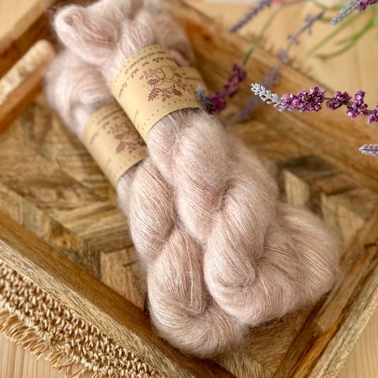 Super Kid Silk Pailletten „Almond“