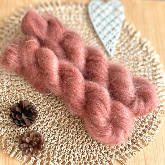 Super Kid Silk Pailetten „Terracotta“