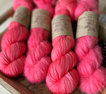 Set 300g Alpaka Deluxe und Sock Super Soft „ Wassermelone „