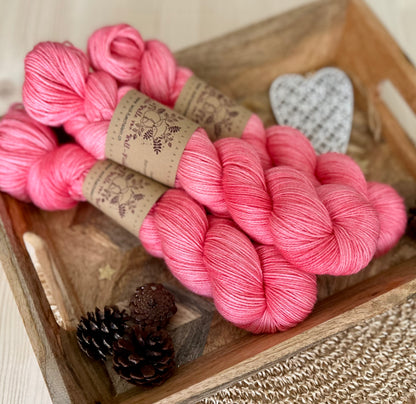 Alpaka Seide Kaschmir „Melonensorbet“