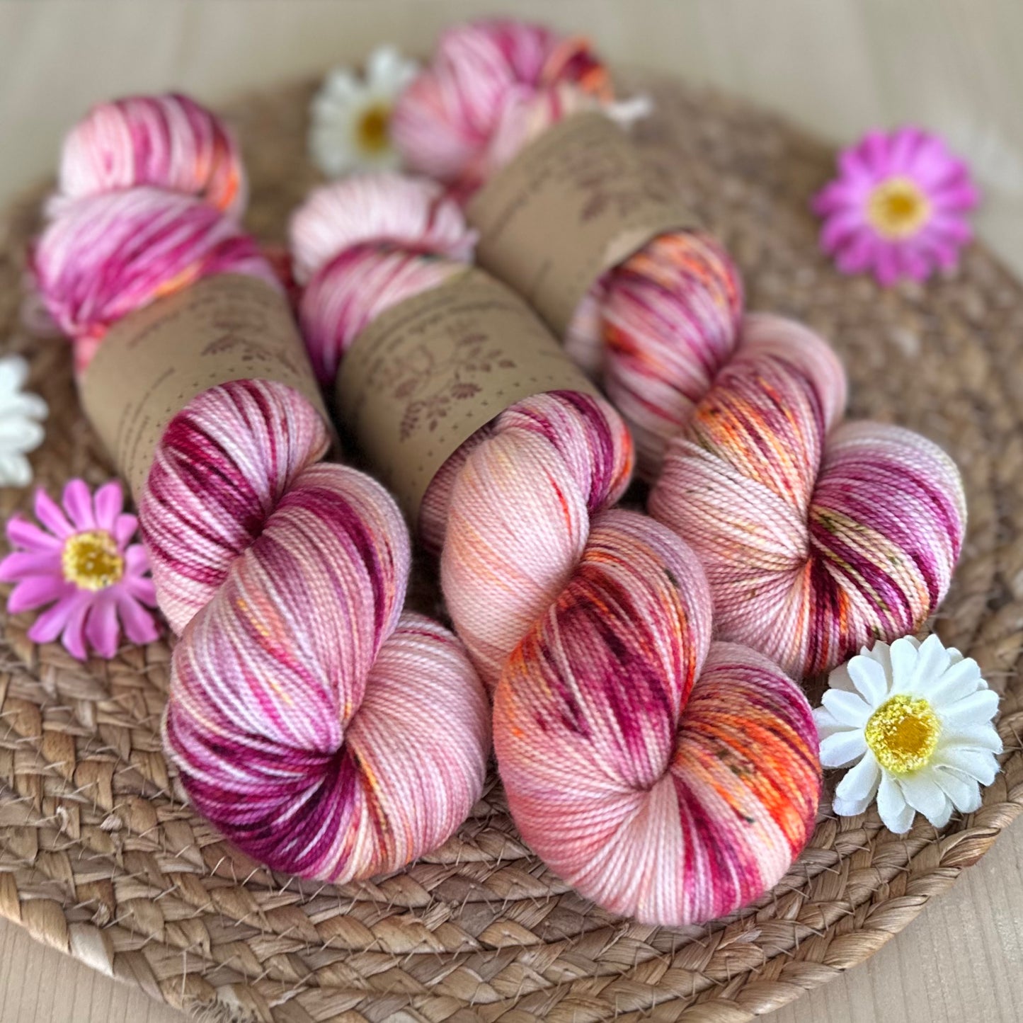 Merino Sock 360 „Rosenhecke“