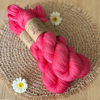 Seide Merino „Hot red“