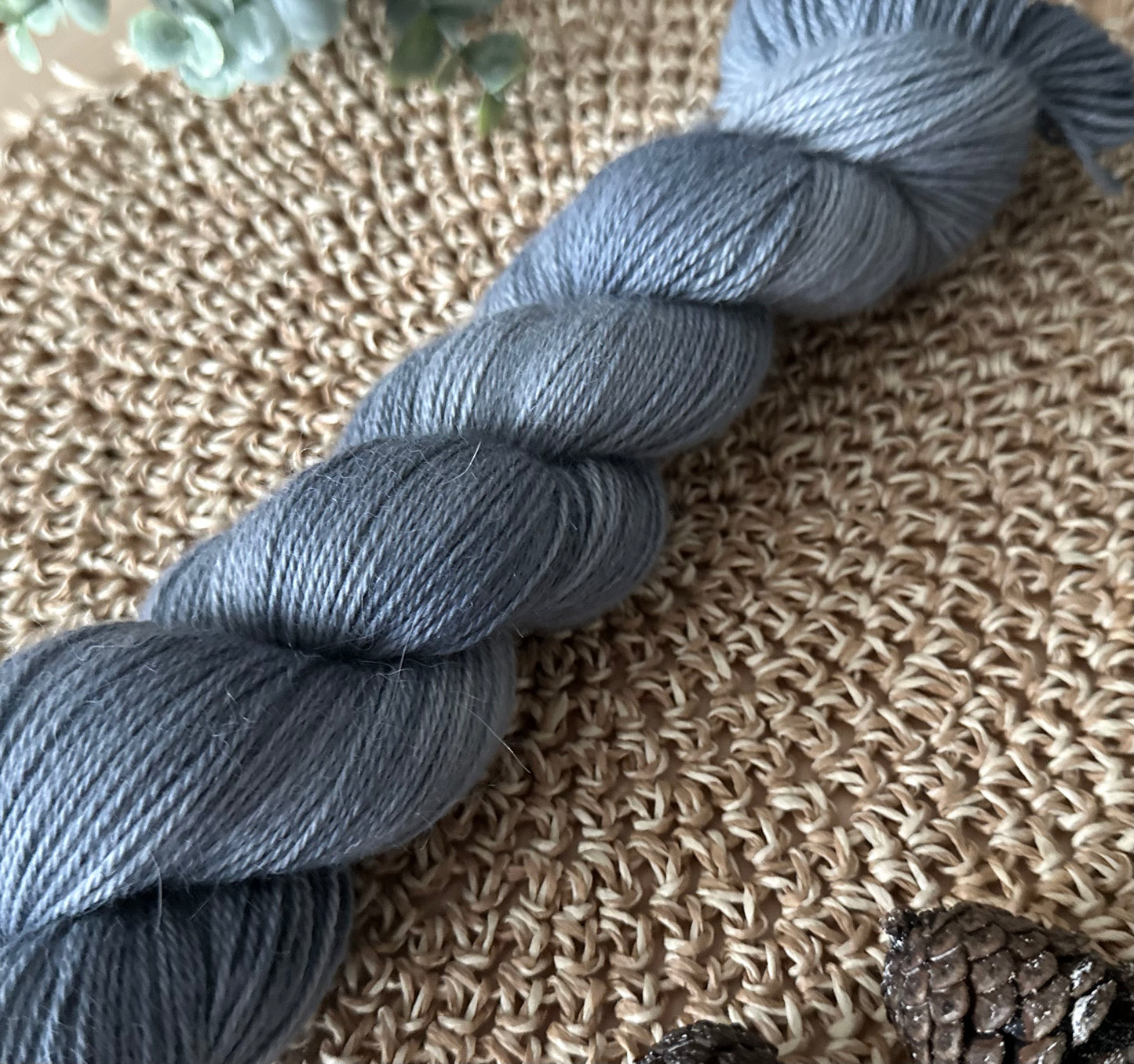 Alpaka Seide Kaschmir „Taube“