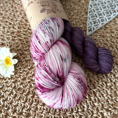 Sock Set Magic „Brombeere“ 100g + 20g