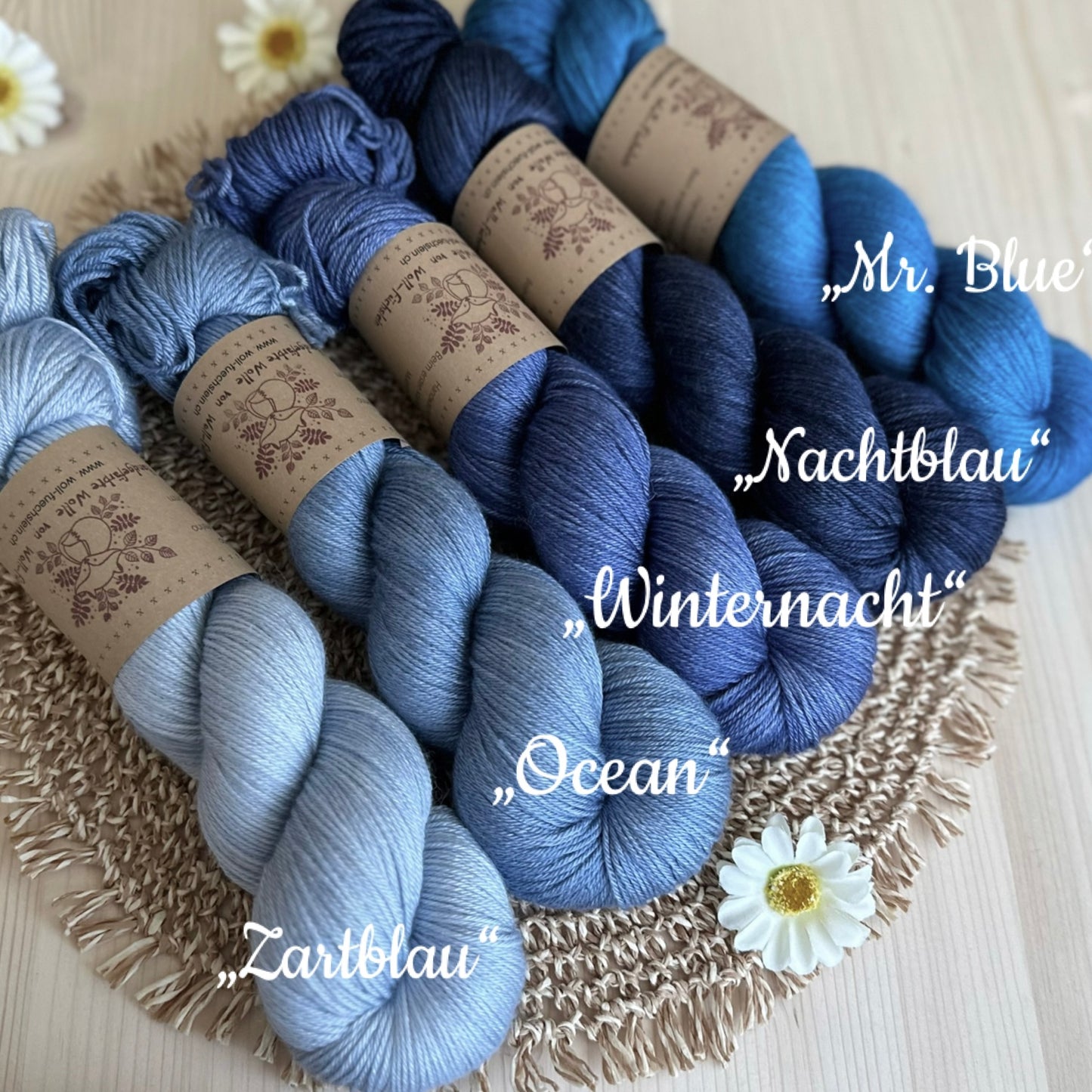 Seide Merino „Nachtblau“