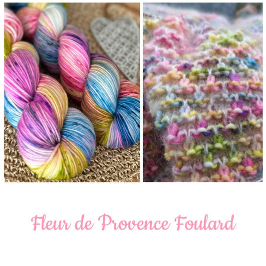 Garnset für den Fleur de Provence Foulard