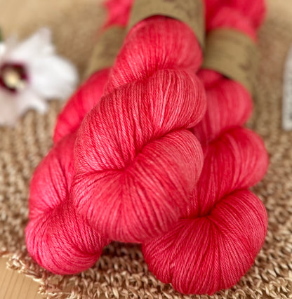 Seide Merino „Wassermelone“