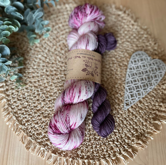 Sock Set Magic „Brombeere“ 100g + 20g