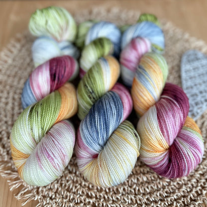 Sock Hightwist 360 „Farbtropfen“