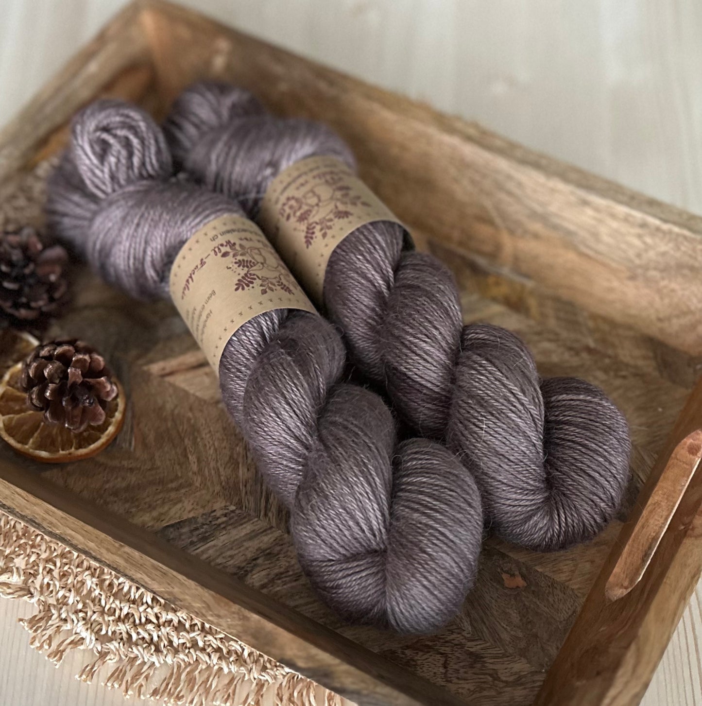 Alpaka Seide Kaschmir DK „Chocolate“