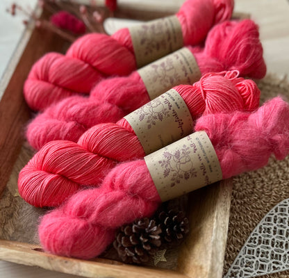 Set 300g Alpaka Deluxe und Sock Super Soft „ Wassermelone „