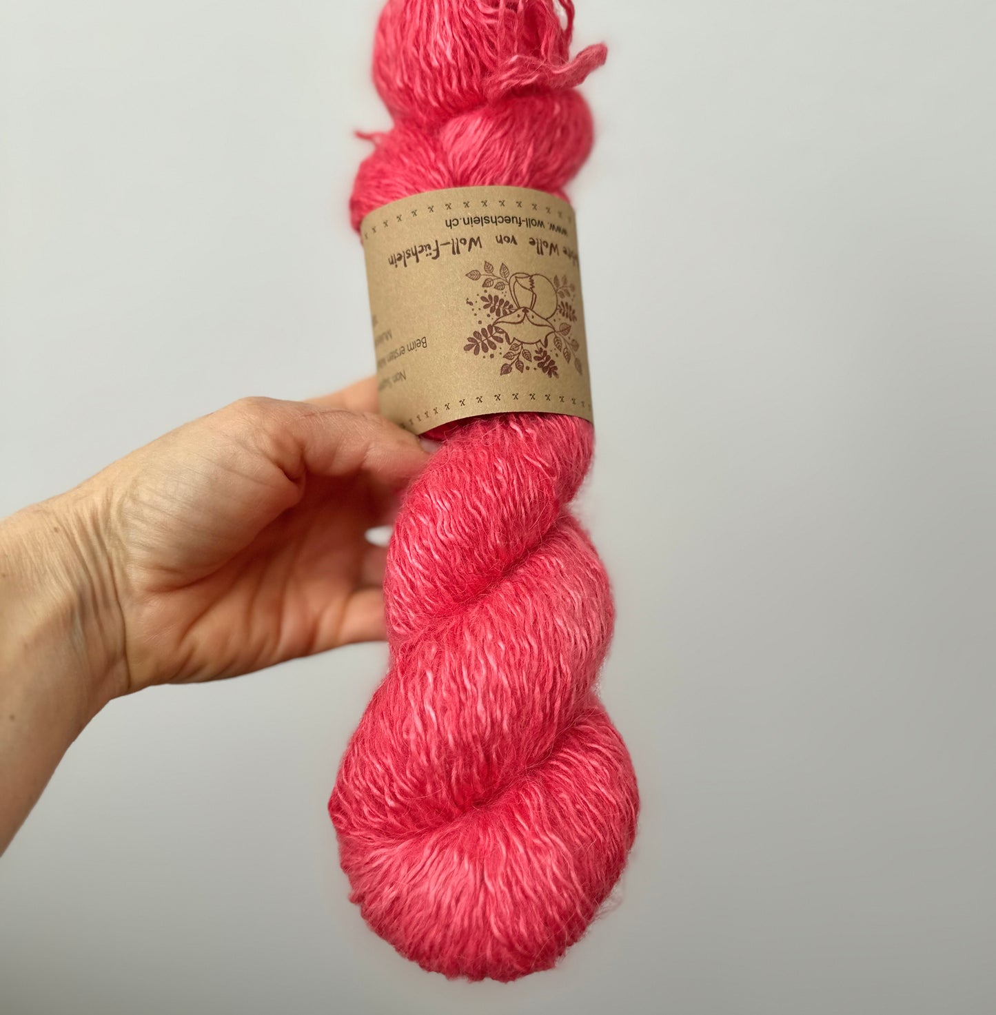 Alpaka Fluffy „Hot red“