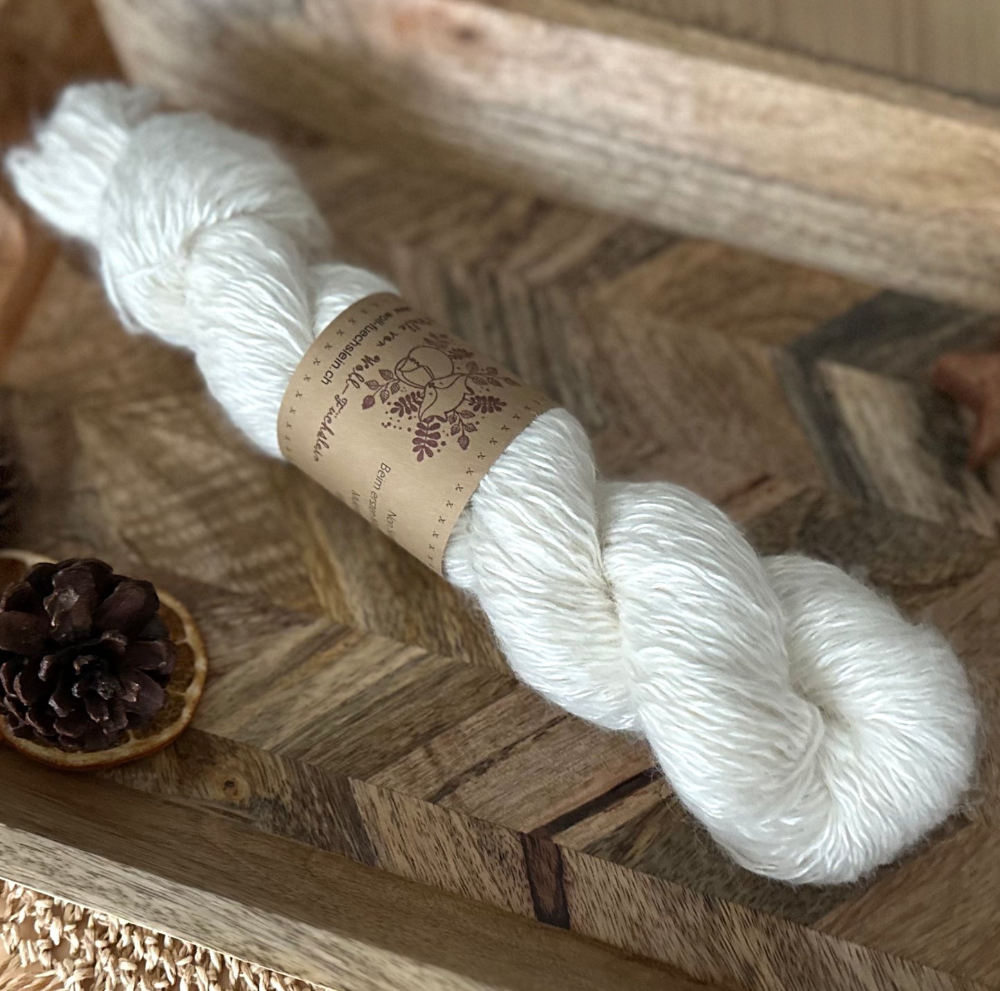 Alpaka Fluffy „Porcelain”