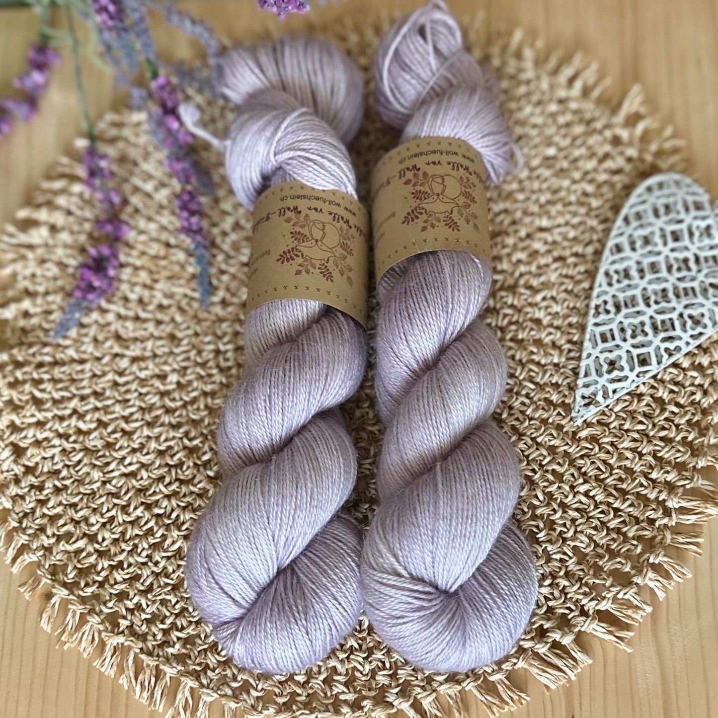 Alpaka Seide Kaschmir „Flieder“