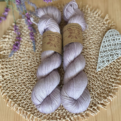 Alpaka Seide Kaschmir „Flieder“