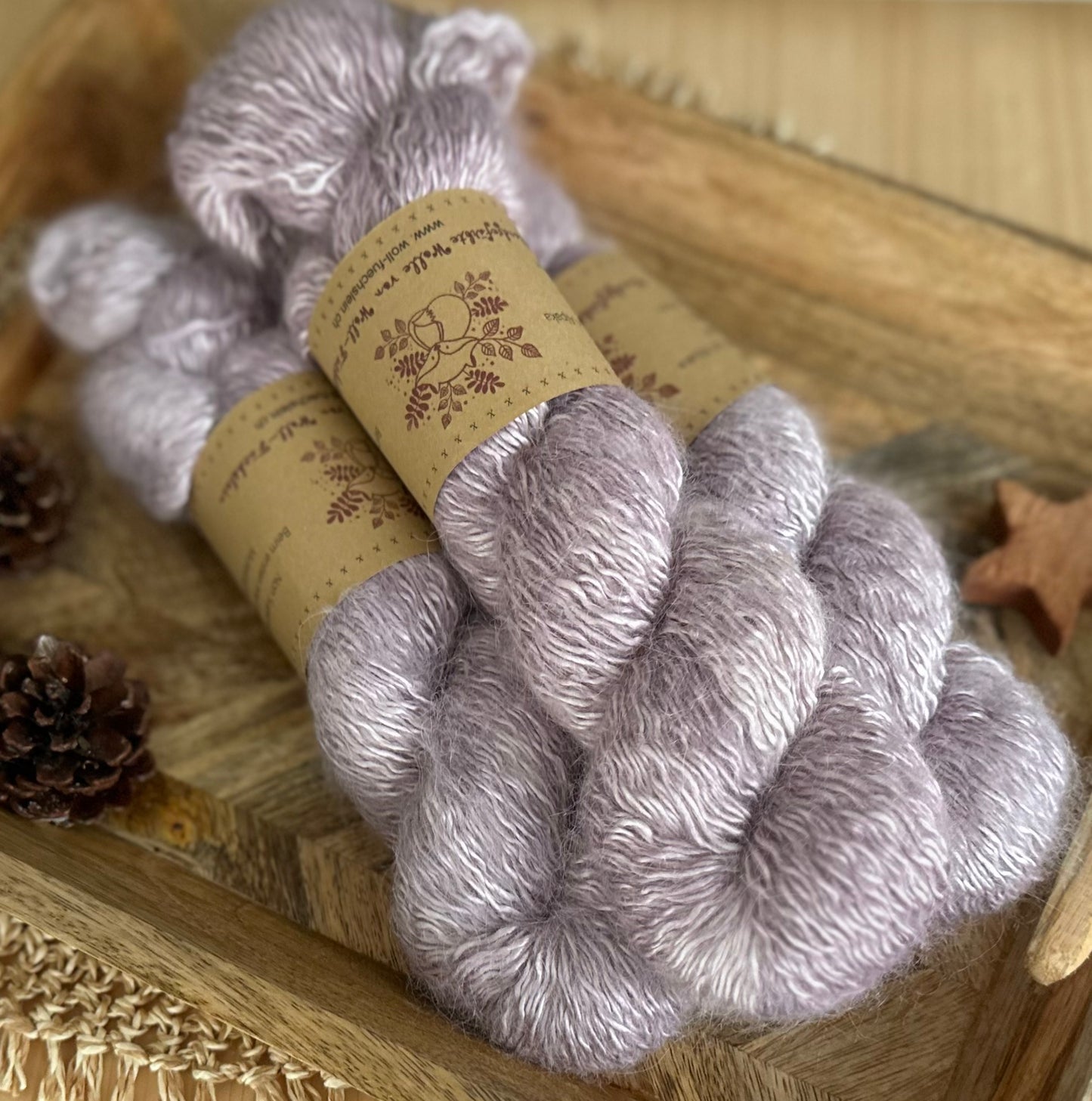 Alpaka Fluffy „Smoke Amethyst“